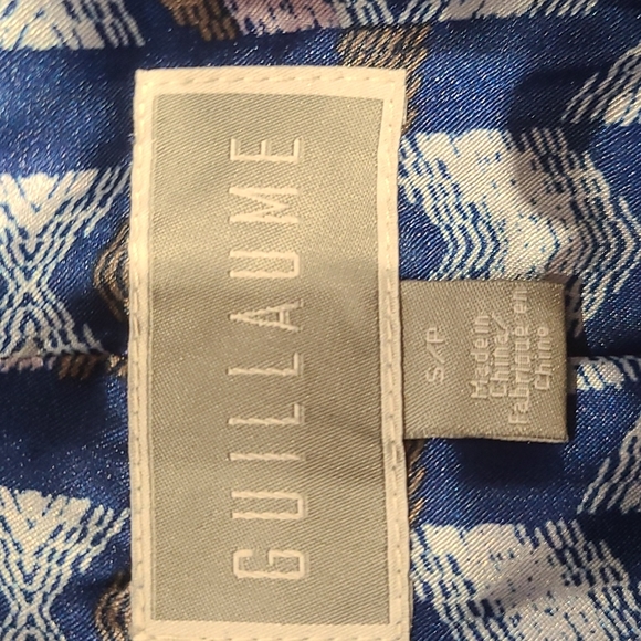 NEW Guillaume blue leather zip up jacket - Picture 7 of 7